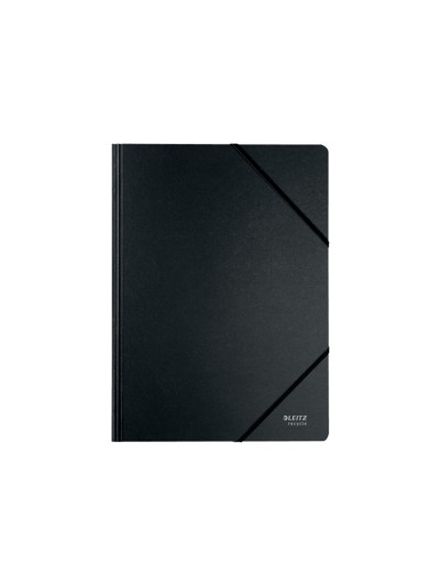 Carpeta leitz recycle gomas din a4 carton reciclabe 100% negro