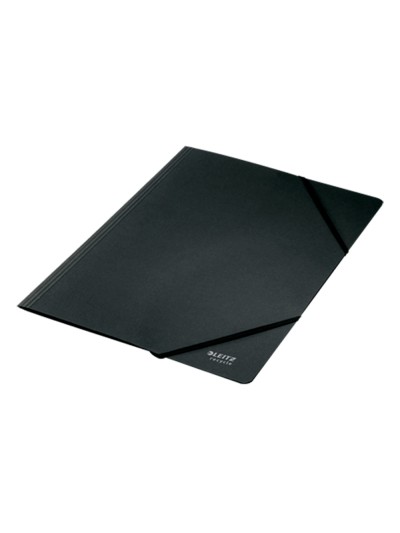 Carpeta leitz recycle gomas din a4 carton reciclabe 100% negro