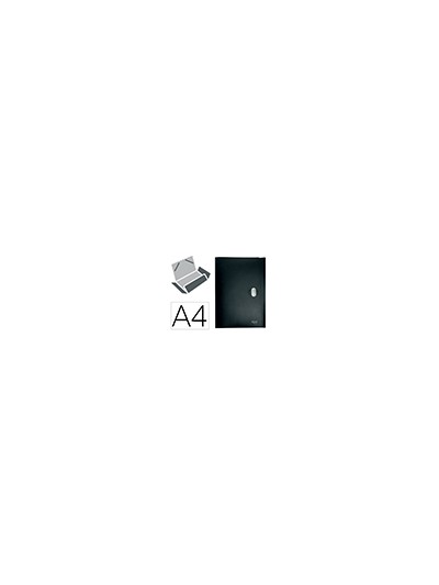 Carpeta leitz recycle gomas tres solapas din a4 polipropileno negro