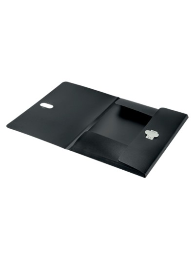 Carpeta leitz recycle gomas tres solapas din a4 polipropileno negro