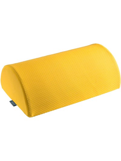 Reposapies de escritorio leitz active ergo cosy color amarillo 260x140x405 mm