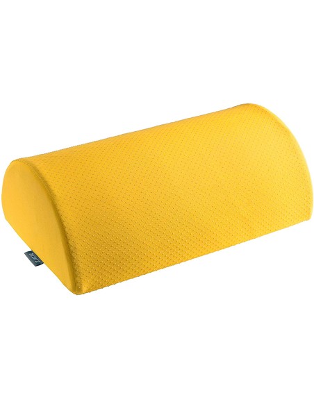 Reposapies de escritorio leitz active ergo cosy color amarillo 260x140x405 mm