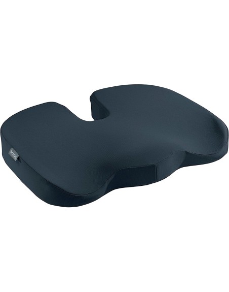 Cojin de asiento leitz active ergo cosy color gris 355x75x455 mm