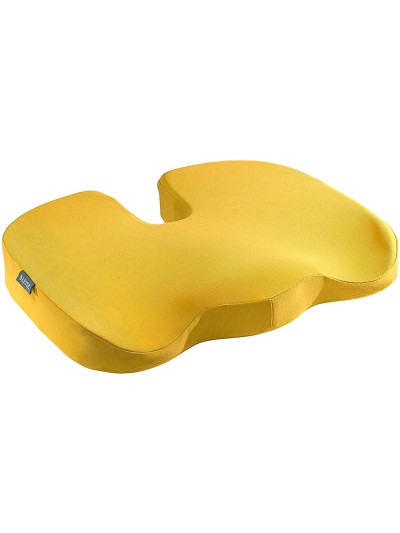 Cojin de asiento leitz active ergo cosy color amarillo 355x75x455 mm