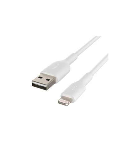Cable lightning belkin caa001bt2mwh a usb-a boost charge longitud 2 m color blanco