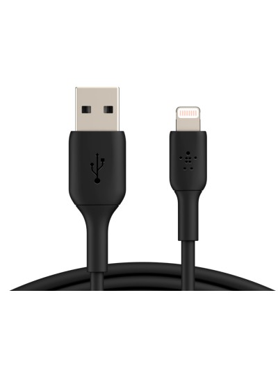 Cable lightning belkin caa001bt2mbk a usb-a boost charge longitud 2 m color negro