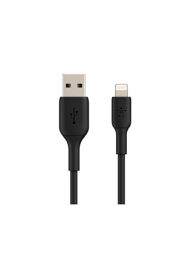 Cable lightning belkin caa001bt2mbk a usb-a boost charge longitud 2 m color negro