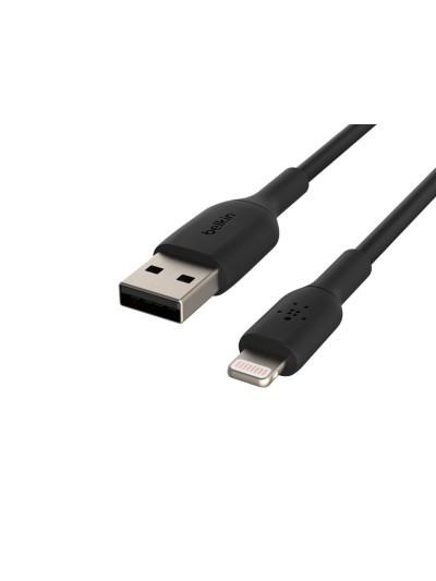 Cable lightning belkin caa001bt2mbk a usb-a boost charge longitud 2 m color negro
