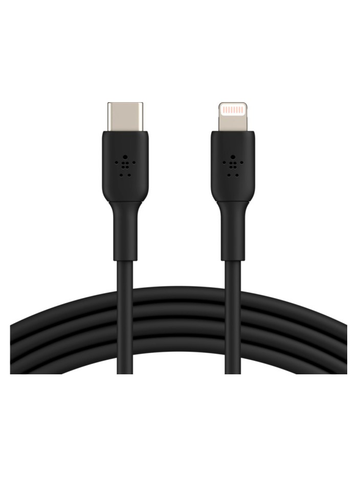 Cable belkin caa003bt1mbk usb-c a lightning boost charge longitud 1 m color negro Cable belkin caa003bt1mbk usb-c a lightning boost charge longitud 1 m color negro