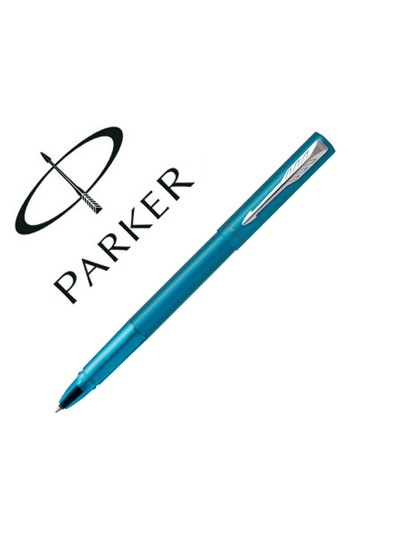 Roller parker vector xl azul teal punta fina