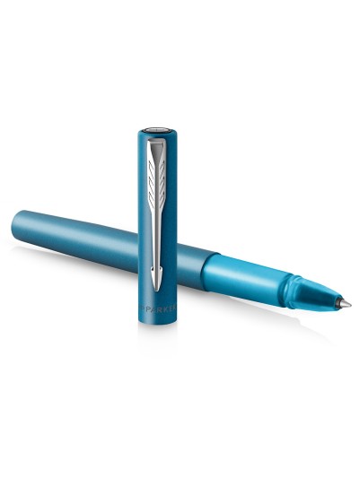 Roller parker vector xl azul teal punta fina