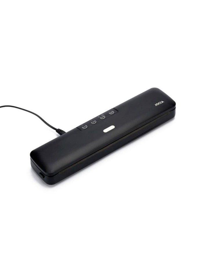 Envasadora de alimentos al vacio jocca potencia 9.5w 220-240v color negro Envasadora de alimentos al vacio jocca potencia 9.5w 220-240v color negro