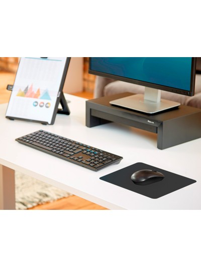 Alfombrilla para raton fellowes estandar reciclada 50% color negro