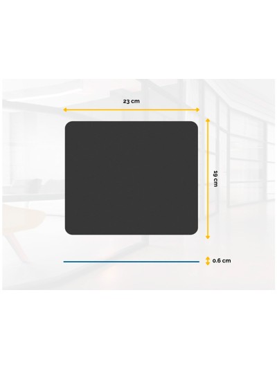 Alfombrilla para raton fellowes estandar reciclada 50% color negro