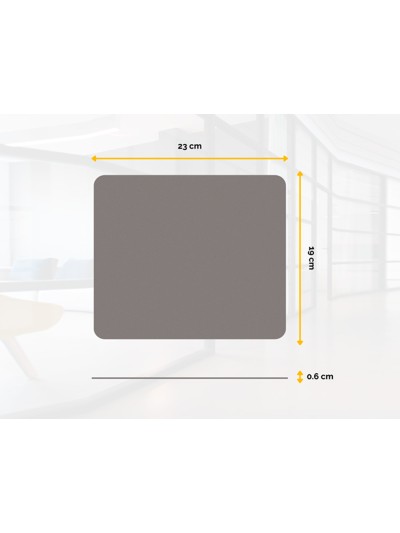 Alfombrilla para raton fellowes estandar reciclada 50% color gris