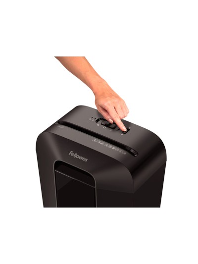 Destructora de documentos fellowes lx-70d capacidad 11h seguridad p4 destruye grapas clips y tarjeta papelera 18 l