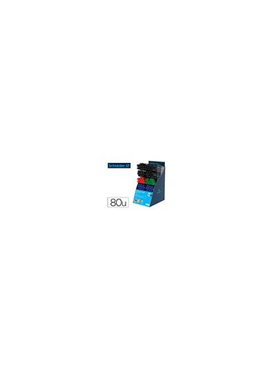 Rotulador schneider maxx 130 permanente punta redonda 1-3 mm reciclado 95% exp.80 unidades stdas. 218x315x168 mm