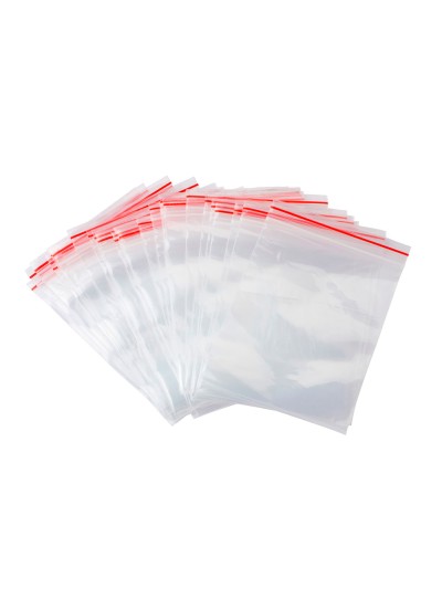 Bolsa plastico autocierre q-connect 150x200 mm paquete de 100 unidades