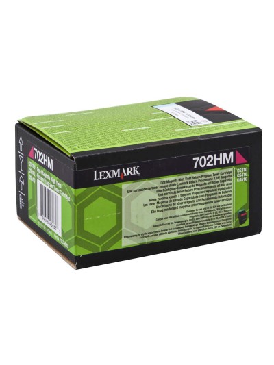 Toner lexmark laser 702hme cs310dn / cs410 dn magenta 3000 paginas