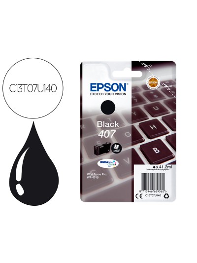 Ink-jet epson 407l clavier wf-4745 series negro 2900 paginas