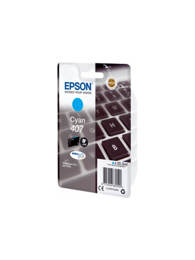 Ink-jet epson 407l clavier wf-4745 series cian 1900 paginas