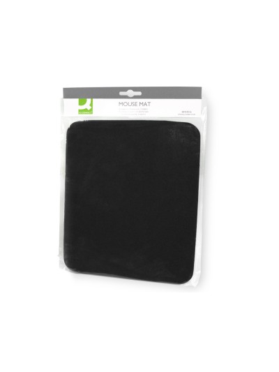 Alfombrilla para raton basic q-connect negra 260x220x6 mm