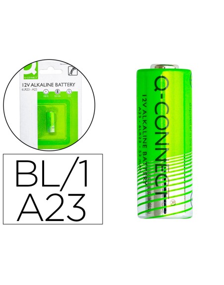 Pila q-connect alcalina ag23 6lr23 12v blister de 1 unidad