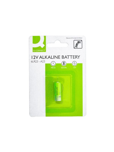Pila q-connect alcalina ag23 6lr23 12v blister de 1 unidad