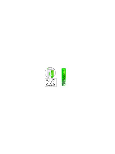 Pila q-connect alcalina aaa recargable blister de 2 unidades