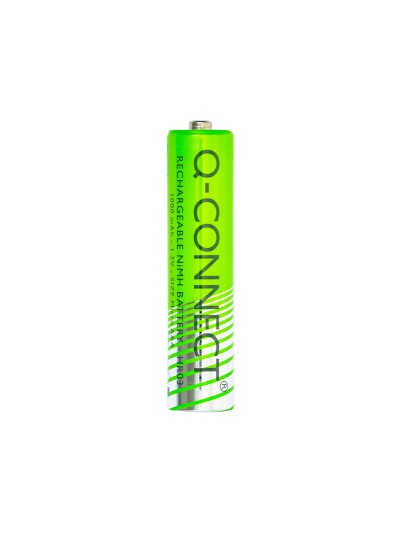 Pila q-connect alcalina aaa recargable blister de 2 unidades