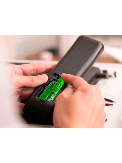 Pila q-connect alcalina aaa recargable blister de 2 unidades