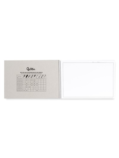 Bloc dibujo liderpapel lineal historico 230x325mm 20 hojas 130g/m2 con recuadro perforado