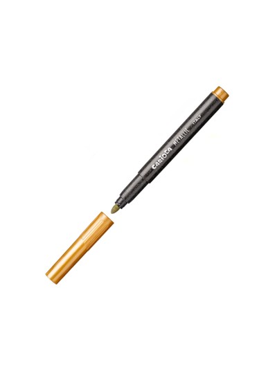 Rotulador carioca metallic punta maxi 6 mm caja de 6 colores surtidos