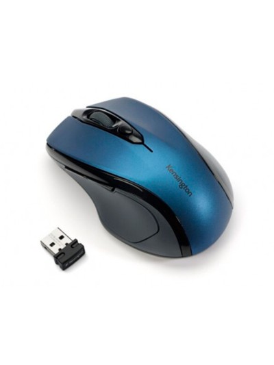Raton kensington optico pro fit inalambrico mediano color azul