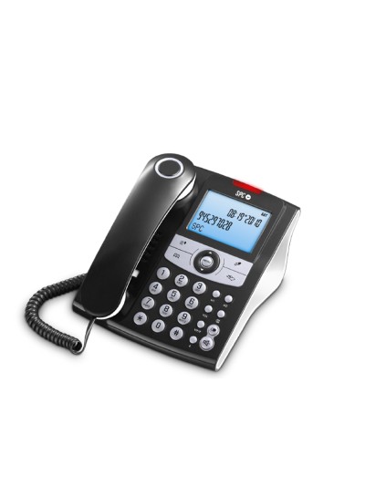 Telefono spc sobremesa/mural elegance pantalla 2,9/' retroiluminada con rellamada 8 niveles volumen opcion mute