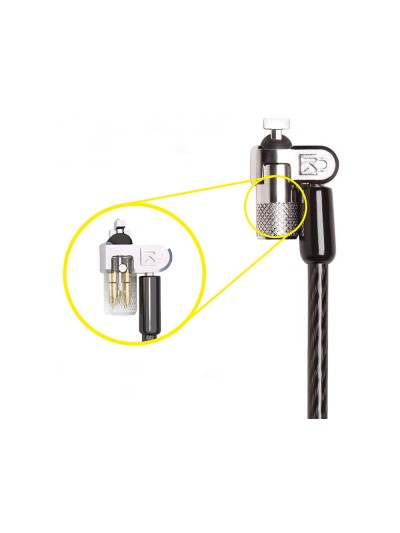Candado kensington con llave microsaver 2.0 para ordenadores portatiles