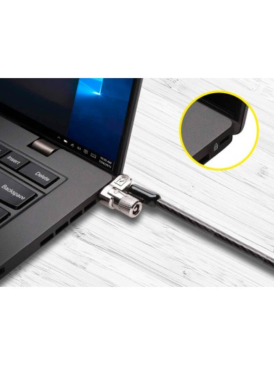 Candado kensington con llave microsaver 2.0 para ordenadores portatiles