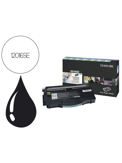 Toner lexmark laser 12016se e120/n negro 2000 paginas