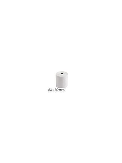 Rollo sumadora exacompta termico 80x80 mm 48 g/m2 sin bpa