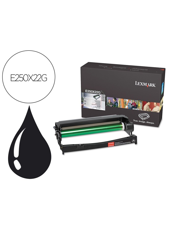 Tambor lexmark e250x22g e250 / e350 / e352 / e450 negro 30000 paginas Tambor lexmark e250x22g e250 / e350 / e352 / e450 negro 30000 paginas