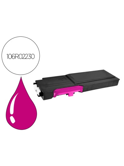 Tinta solida xerox 106r02230 phaser 6600 / workcentre 6605 magenta 6000 paginas