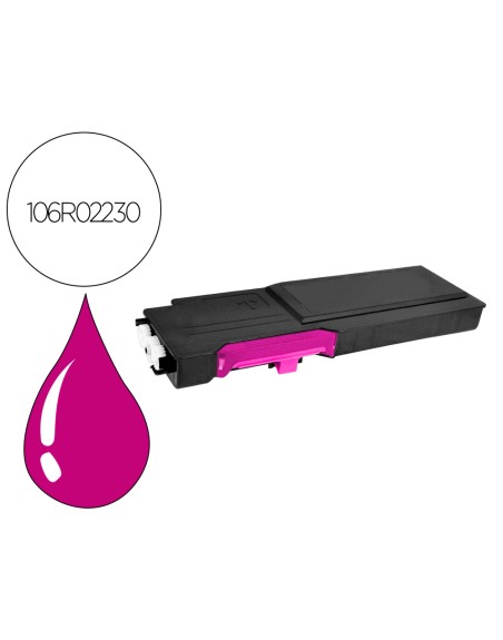 Tinta solida xerox 106r02230 phaser 6600 / workcentre 6605 magenta 6000 paginas