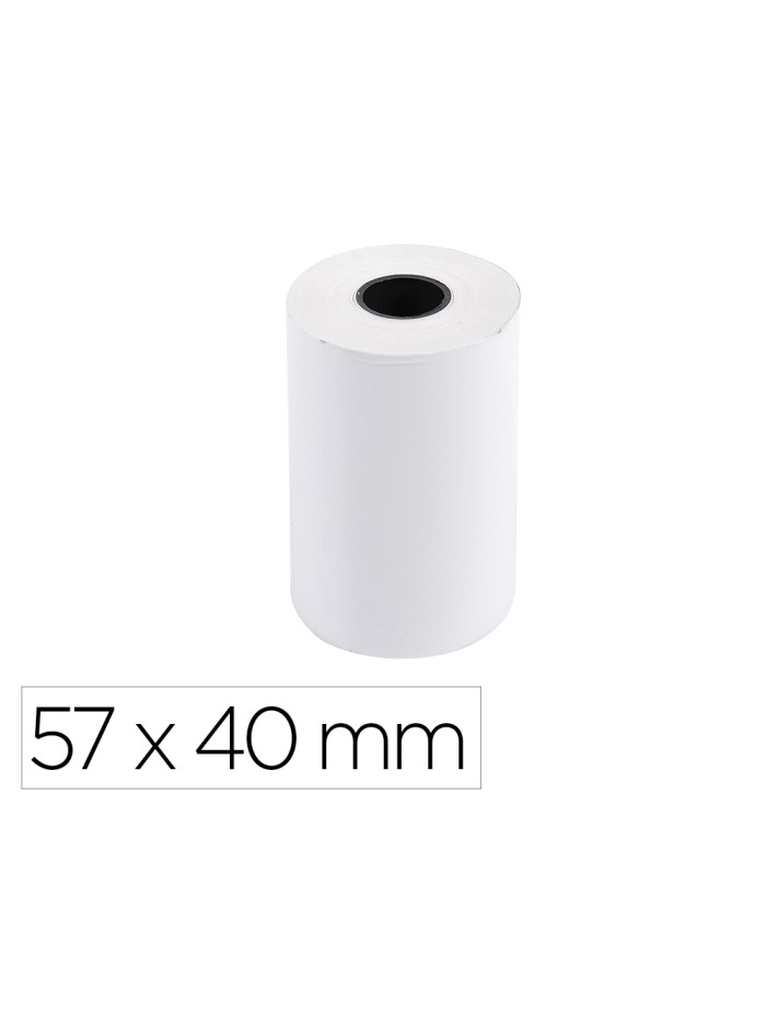 Rollo sumadora exacompta termico 57x40 mm 55 g/m2 sin bpa Rollo sumadora exacompta termico 57x40 mm 55 g/m2 sin bpa