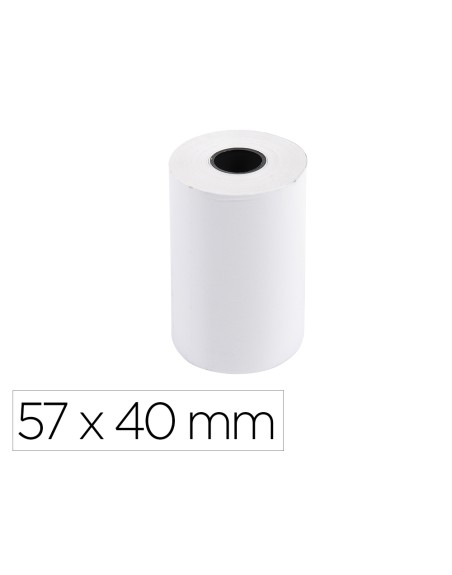 Rollo sumadora exacompta termico 57x40 mm 55 g/m2 sin bpa