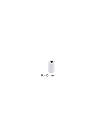 Rollo sumadora exacompta termico 57x40 mm 55 g/m2 sin bpa