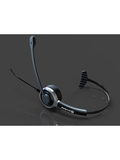 Auricular accutone um610mkii-uc alta gama monoaural usb controlador/cancelacion 90%