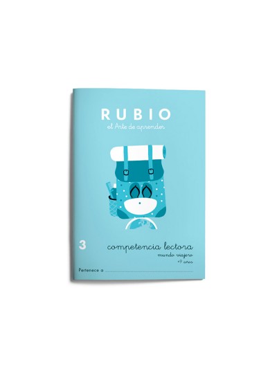 Cuaderno rubio competencia lectora 3 mundo viajero