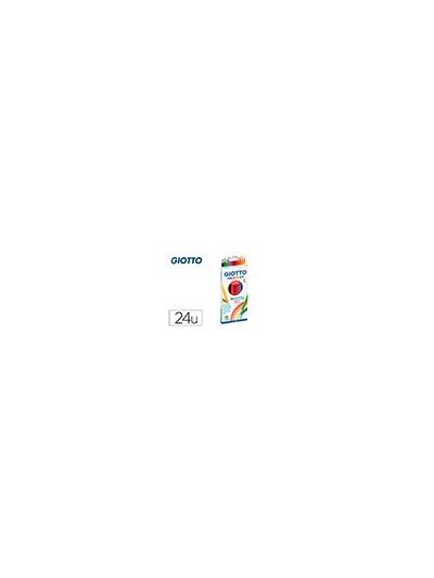 Lapices de colores giotto colors 3.0 mina 3 mm caja de 24 colores surtidos