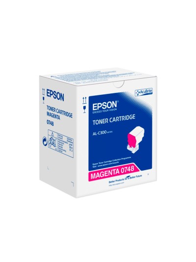 Toner epson c13s050748 magenta 8800 paginas