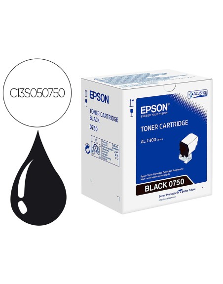 Toner epson c13s050750 negro 7300 paginas